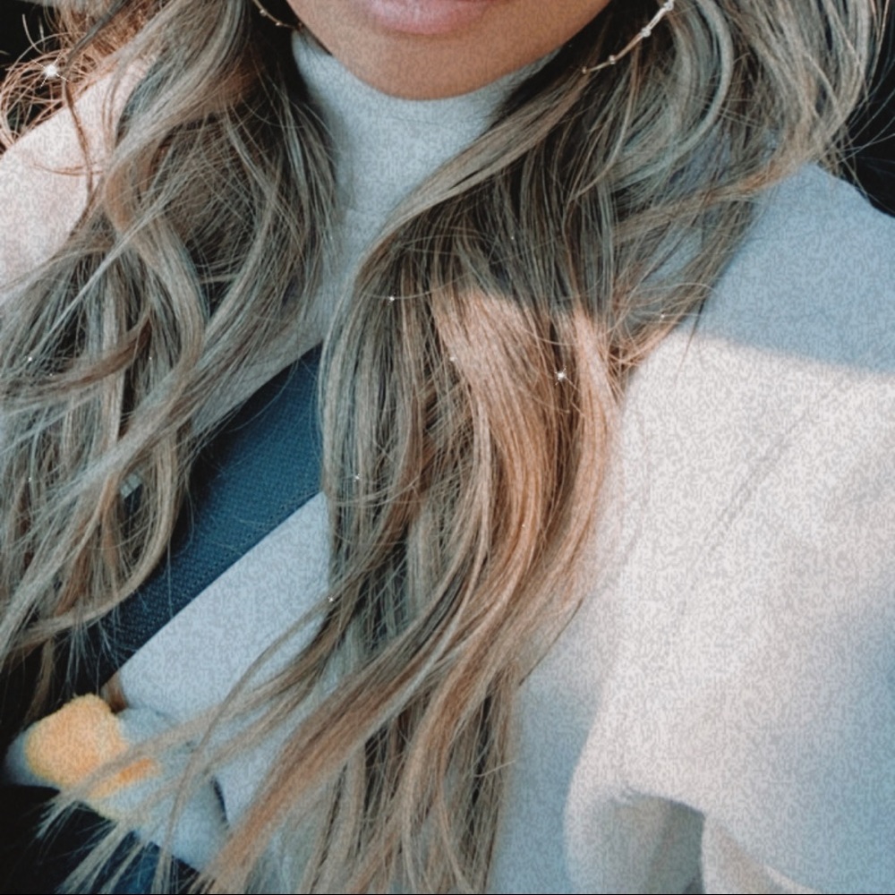 Cropped turtleneck sweater